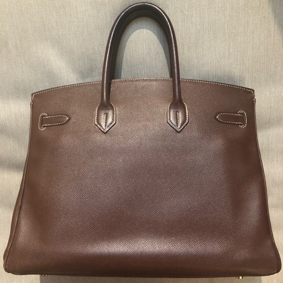HERMÈS Birkin 35 in epsom leather with gold hardware (@ spa) - Picture 2 of 7